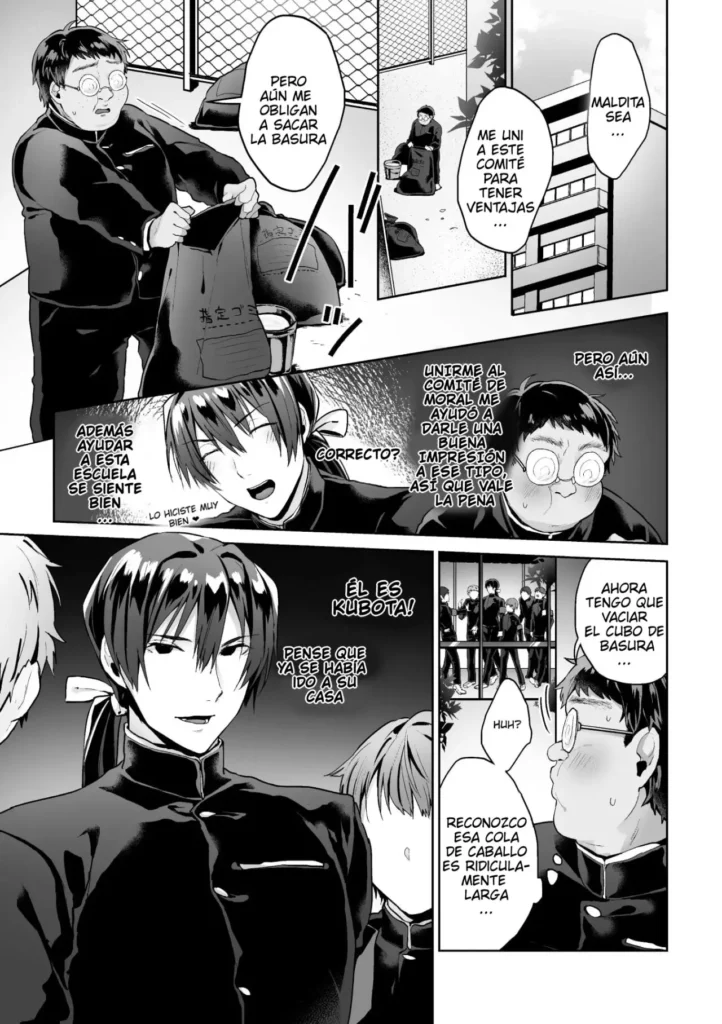 Zenkou Seito Akogare no Fuuki Iinchou ga Dosukebe Maso Datta no Daga!? Ch. 1